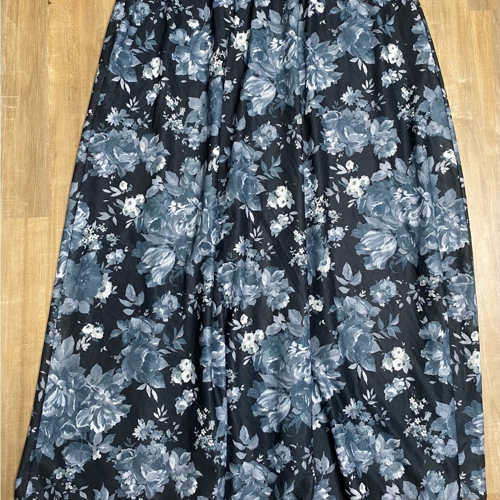Richard Kristall Vintage Midi Dress Size Medium Floral Pattern